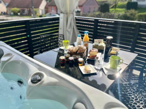 Suite spa privatif Verte Vallée, séjour zen